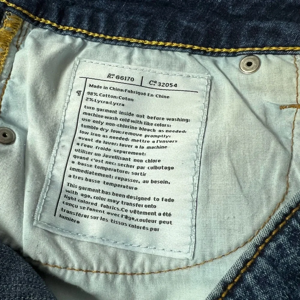 Pilcro and the Letterpress‎ long denim shorts Size 28 low rise straight